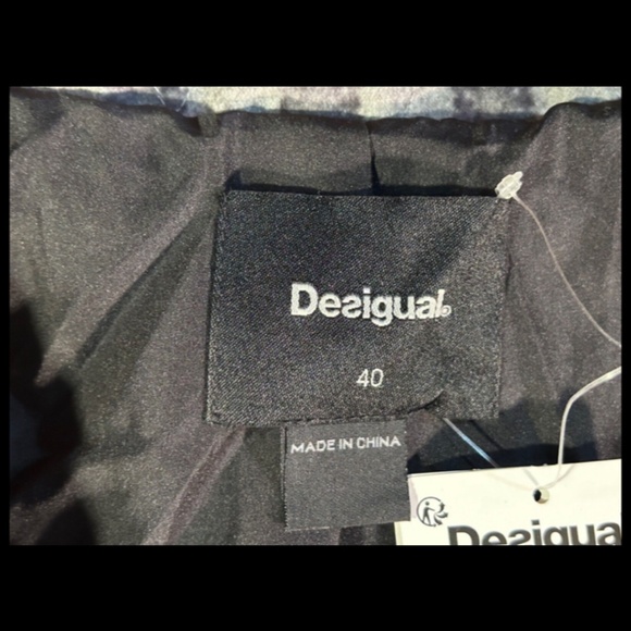 Desigual Chaq Copenhage Printed Jacket Women's USA Size 6 - NWT - Picture 14 of 16
